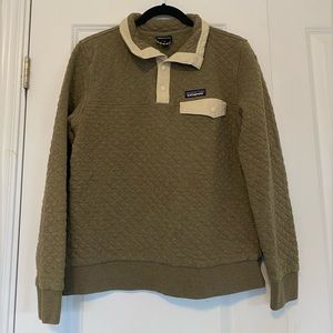 Patagonia cotton quilt snap pullover